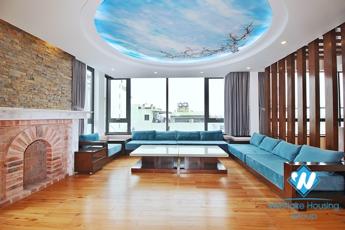 A spacious 2 beds apartment with huge balcony for rent in Au Co st, Tay Ho